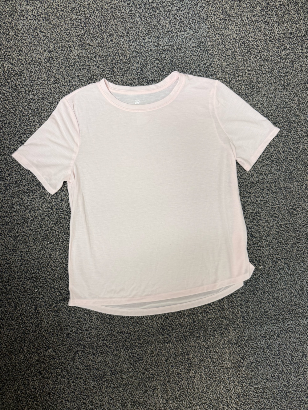 all in motion Light Pink Short Sleeve Crew Neck Top